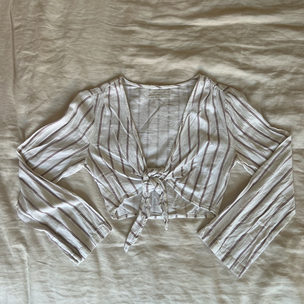 Urban Outfitters Long Sleeve Crop Top